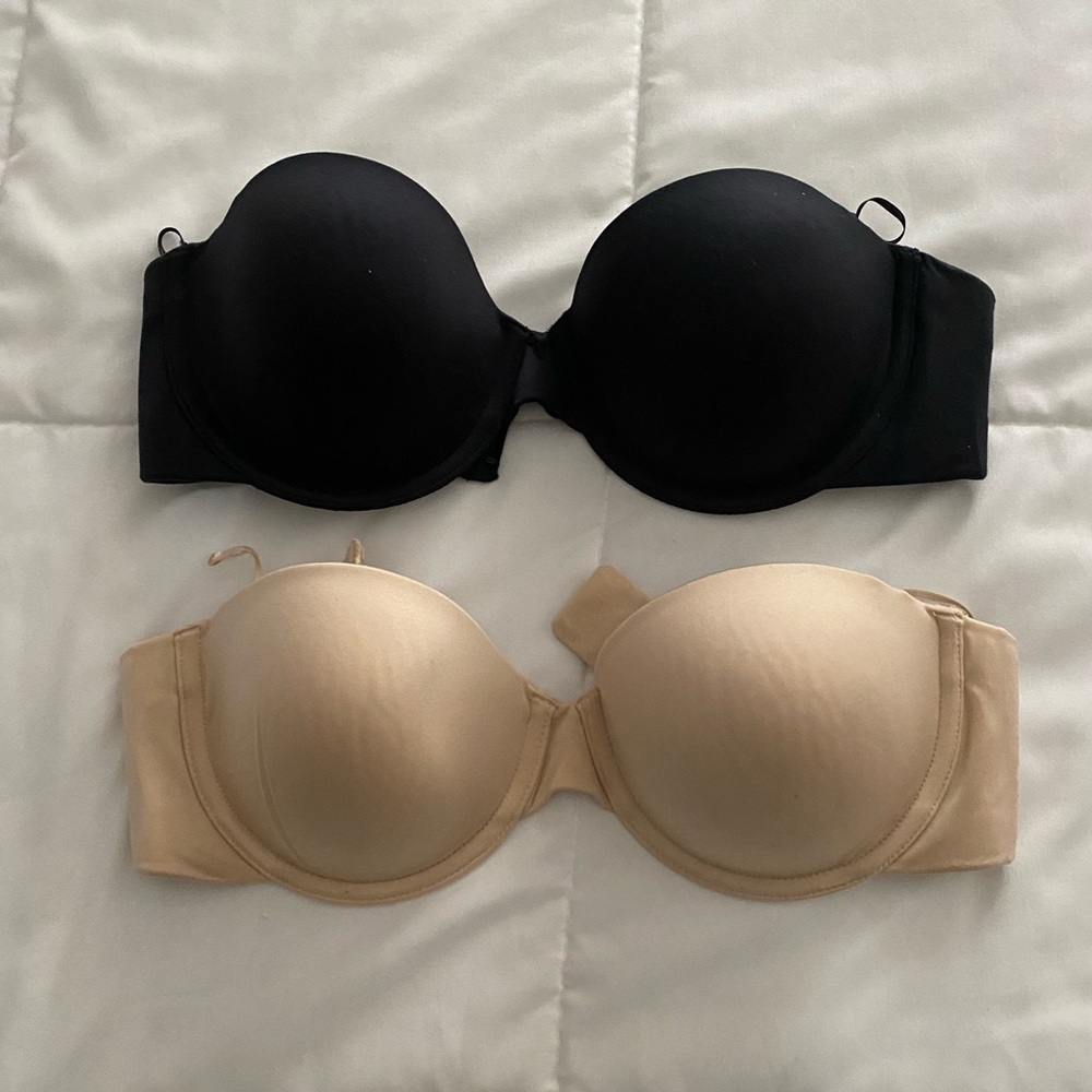 2 Maidenform 34C strapless bras!